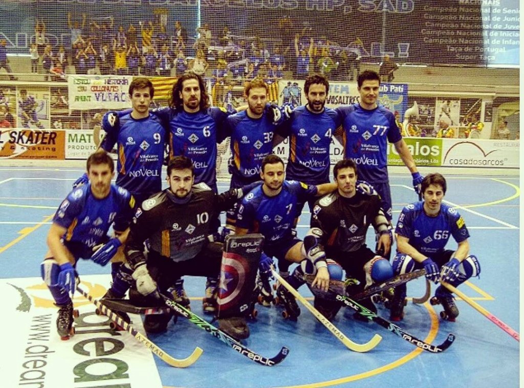 l'Equip del Patí moments abans de començar la Final de la Copa de la Cers 2016